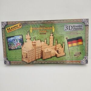 NEW BC Bones wooden 3D puzzle‎ Neuschwanstein Castle